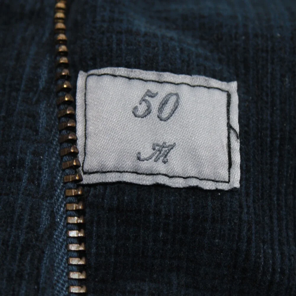 Mason's NWT Chinos / Casual Corduroy Pants Size 50 (US 34) Torino in Blue Cotton